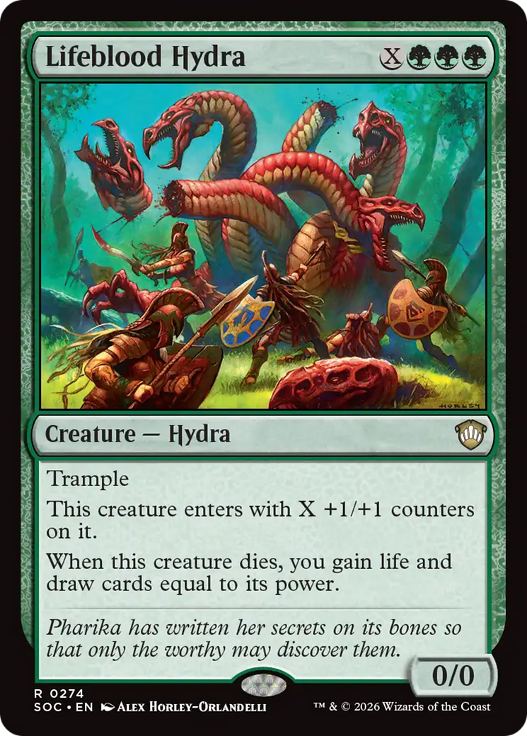 Lifeblood Hydra [Secrets of Strixhaven Commander] | I Want That Stuff Brandon