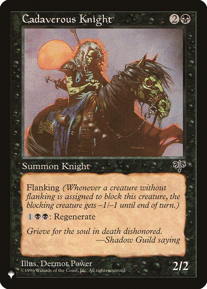 Cadaverous Knight [The List] | I Want That Stuff Brandon