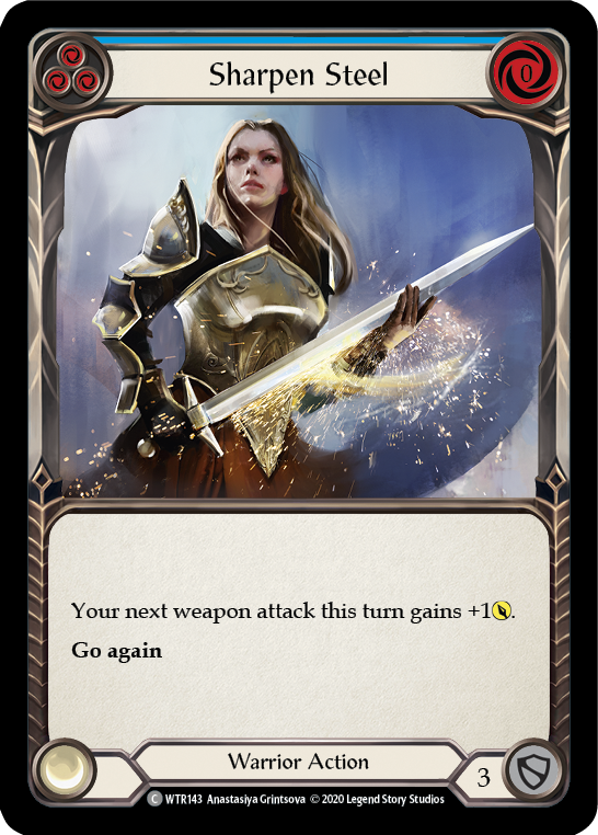 Sharpen Steel (Blue) [U-WTR143] (Welcome to Rathe Unlimited)  Unlimited Normal | I Want That Stuff Brandon