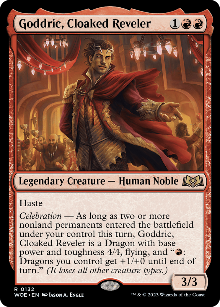 Goddric, Cloaked Reveler [Wilds of Eldraine] | I Want That Stuff Brandon