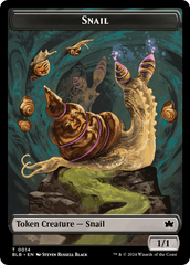 Snail // Thundertrap Trainer Double-Sided Token [Bloomburrow Tokens] | I Want That Stuff Brandon