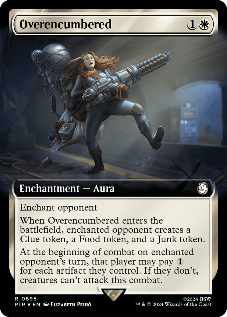 Overencumbered (Extended Art) (Surge Foil) [Fallout] | I Want That Stuff Brandon