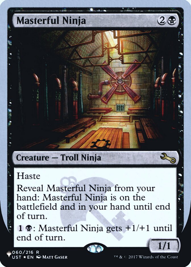 Masterful Ninja (Unfinity Foil Edition) [The List] | I Want That Stuff Brandon