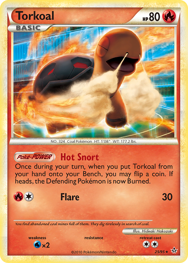 Torkoal (25/95) [HeartGold & SoulSilver: Unleashed] | I Want That Stuff Brandon