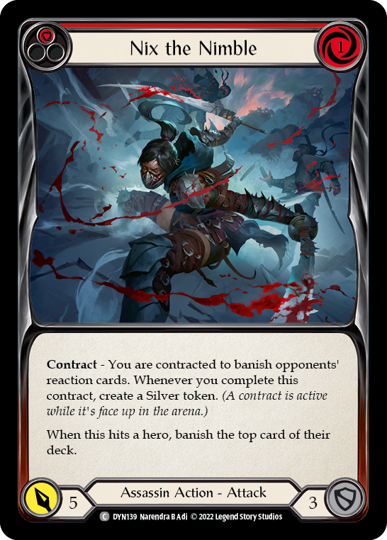 Nix the Nimble (Red) [DYN139] (Dynasty) | I Want That Stuff Brandon