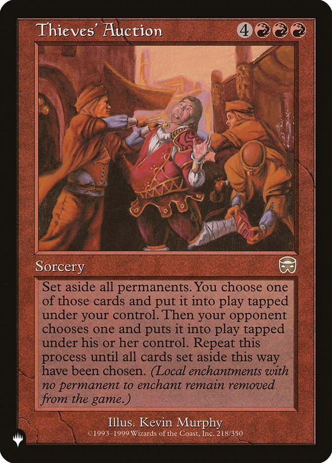 Thieves' Auction [The List] | I Want That Stuff Brandon