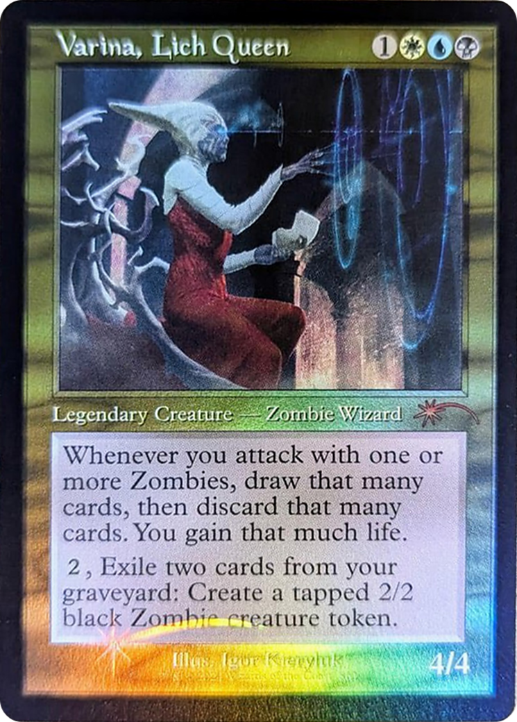 Varina, Lich Queen (Retro Frame) [Secret Lair Drop Series] | I Want That Stuff Brandon