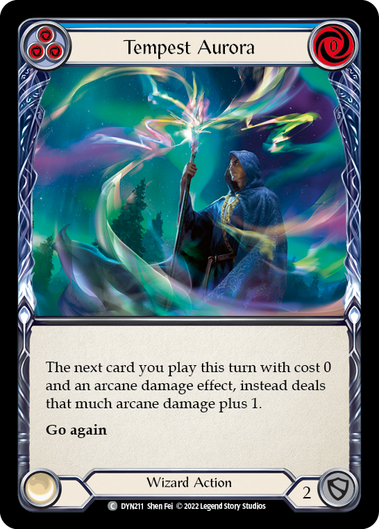 Tempest Aurora (Blue) [DYN211] (Dynasty) | I Want That Stuff Brandon