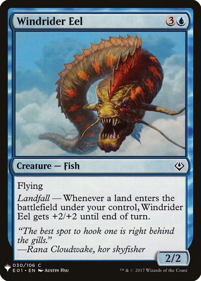 Windrider Eel [Mystery Booster] | I Want That Stuff Brandon