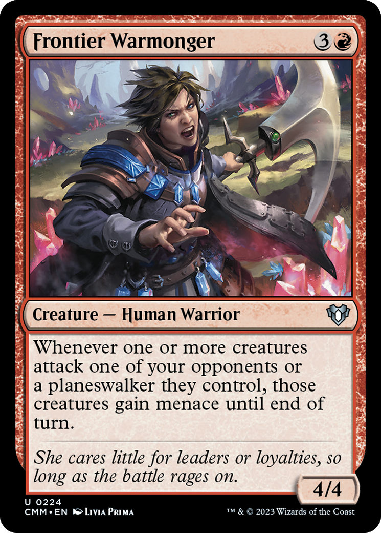 Frontier Warmonger [Commander Masters] | I Want That Stuff Brandon