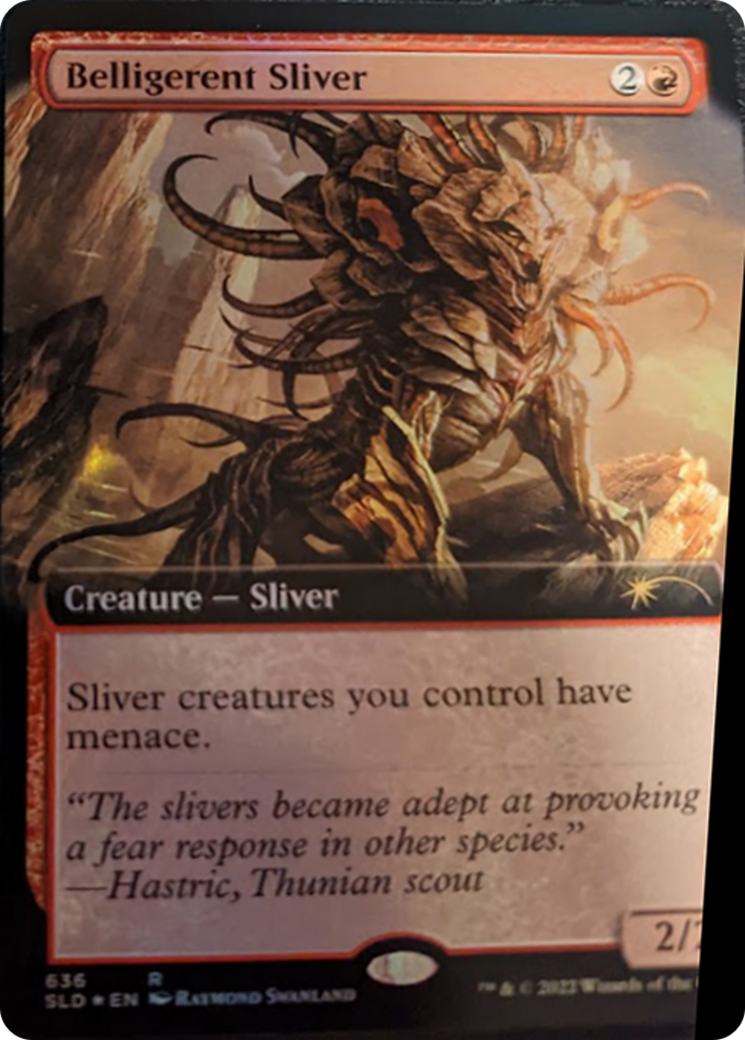 Belligerent Sliver (Extended Art) [Secret Lair Drop Series] | I Want That Stuff Brandon