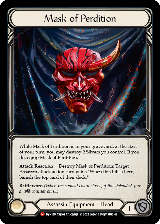 Mask of Perdition [DYN118] (Dynasty)  Rainbow Foil | I Want That Stuff Brandon