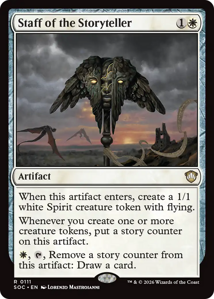 Staff of the Storyteller [Secrets of Strixhaven Commander] | I Want That Stuff Brandon