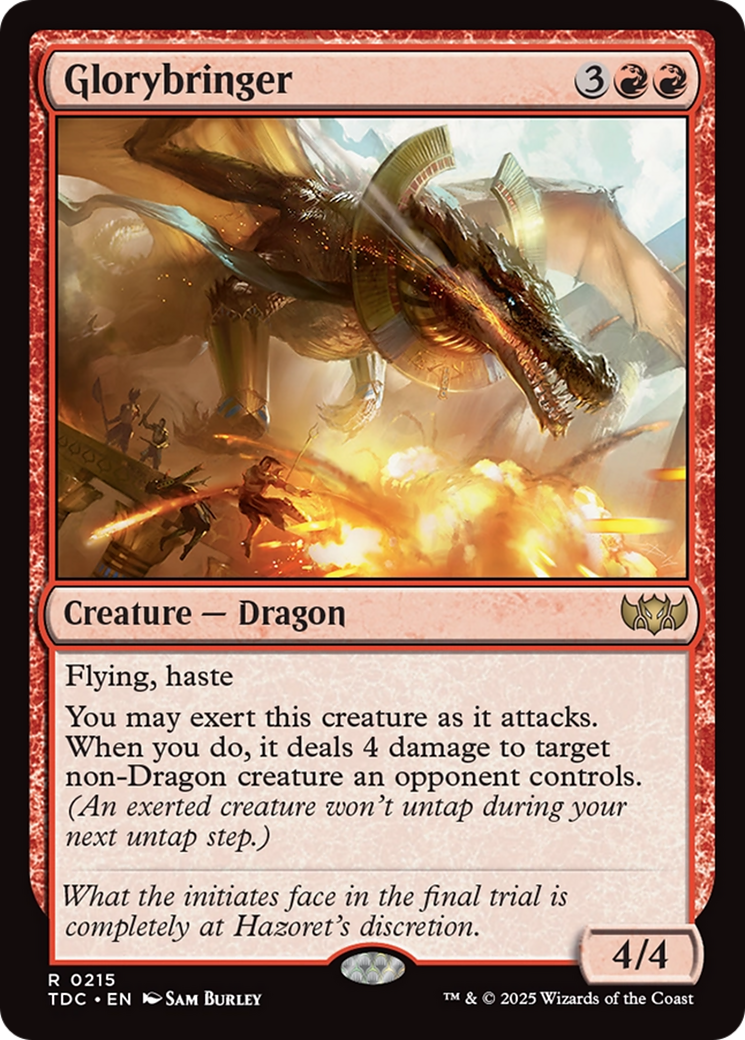 Glorybringer [Tarkir: Dragonstorm Commander] | I Want That Stuff Brandon