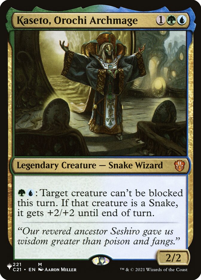 Kaseto, Orochi Archmage [The List] | I Want That Stuff Brandon