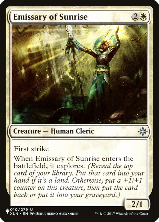 Emissary of Sunrise [The List] | I Want That Stuff Brandon