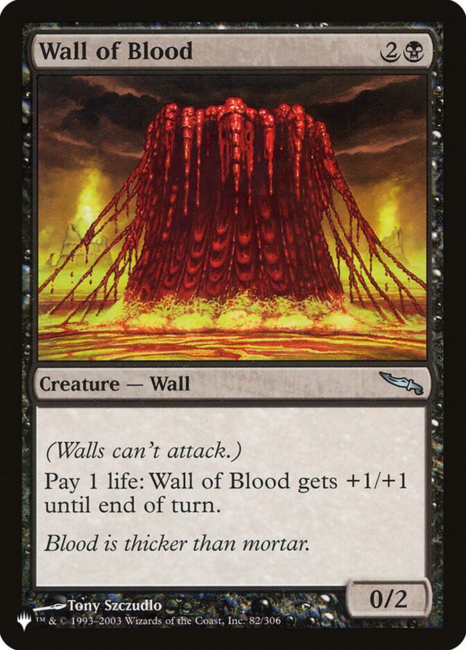 Wall of Blood [The List] | I Want That Stuff Brandon