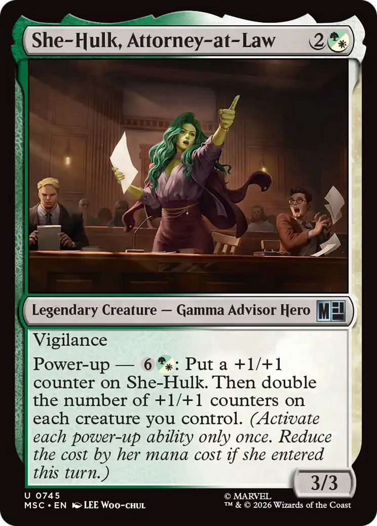 She-Hulk, Wallbreaker (Surge Foil) [Marvel Super Heroes Commander] | I Want That Stuff Brandon