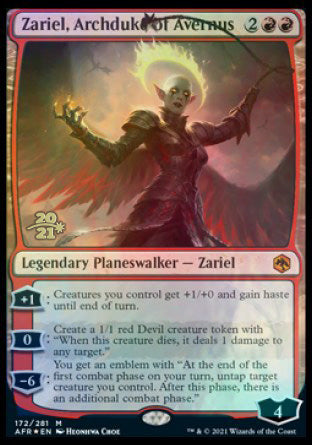 Zariel, Archduke of Avernus [Dungeons & Dragons: Adventures in the Forgotten Realms Prerelease Promos] | I Want That Stuff Brandon