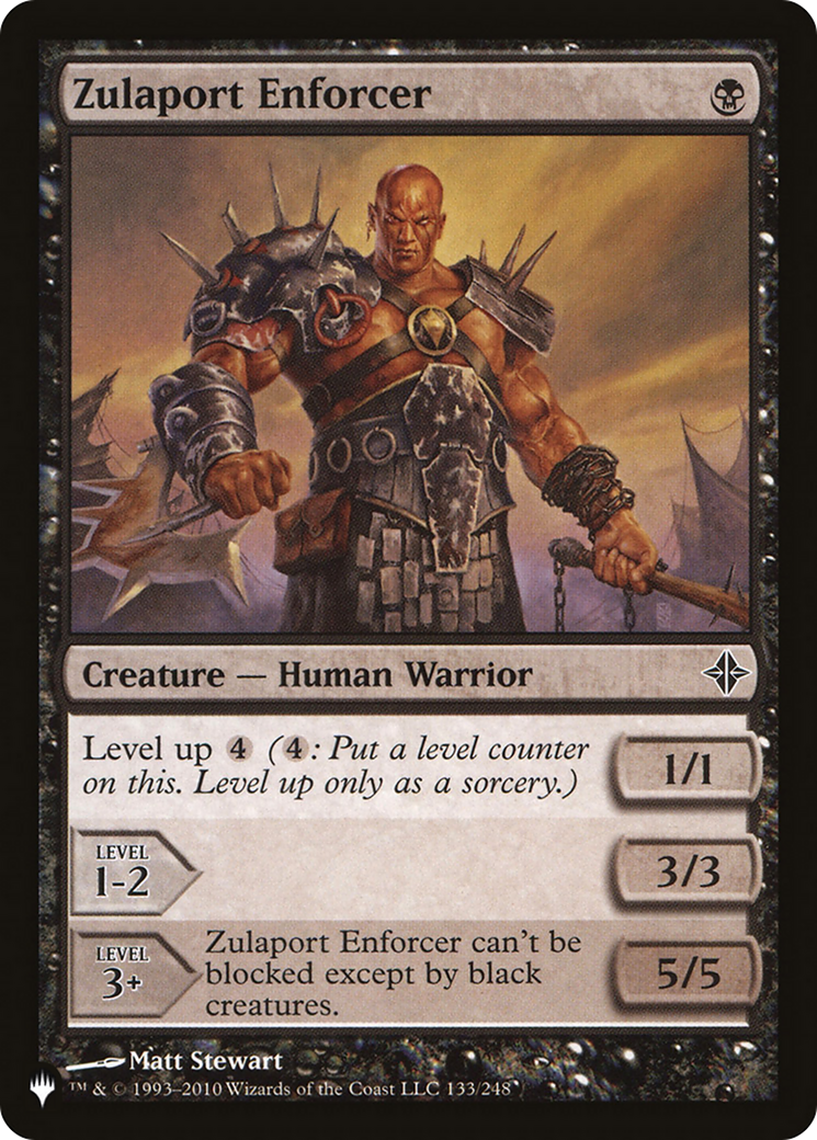 Zulaport Enforcer [The List Reprints] | I Want That Stuff Brandon