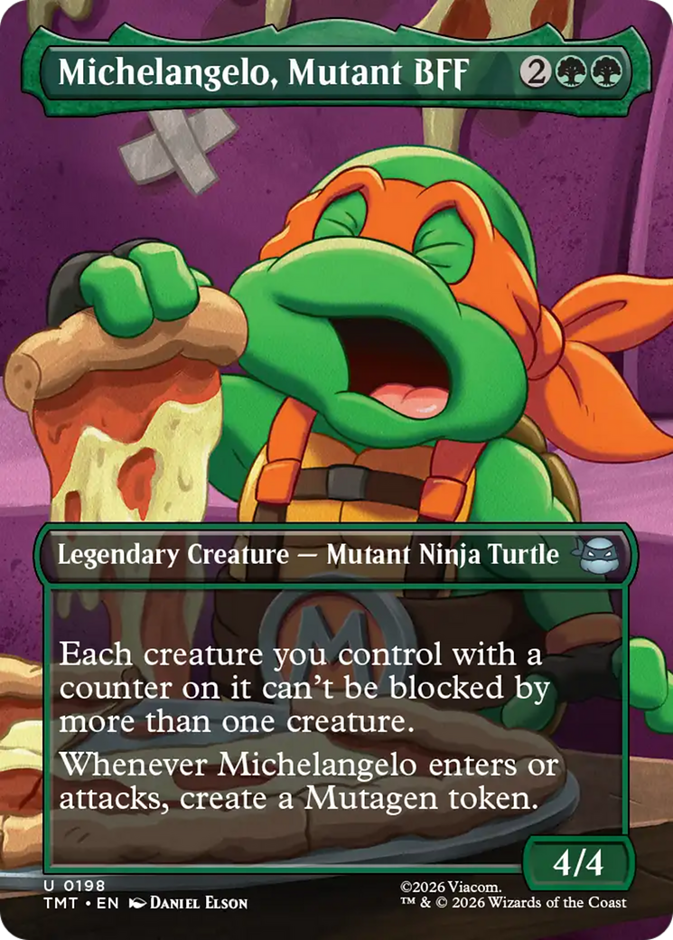 Michelangelo, Mutant BFF (Borderless) [Teenage Mutant Ninja Turtles] | I Want That Stuff Brandon