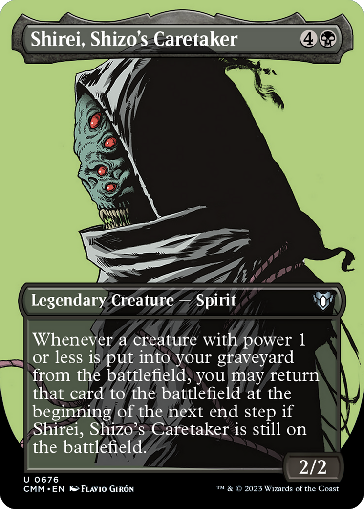 Shirei, Shizo's Caretaker (Borderless Profile) [Commander Masters] | I Want That Stuff Brandon