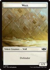 Insect (0023) // Wall Double-Sided Token [Tarkir: Dragonstorm Commander Tokens] | I Want That Stuff Brandon