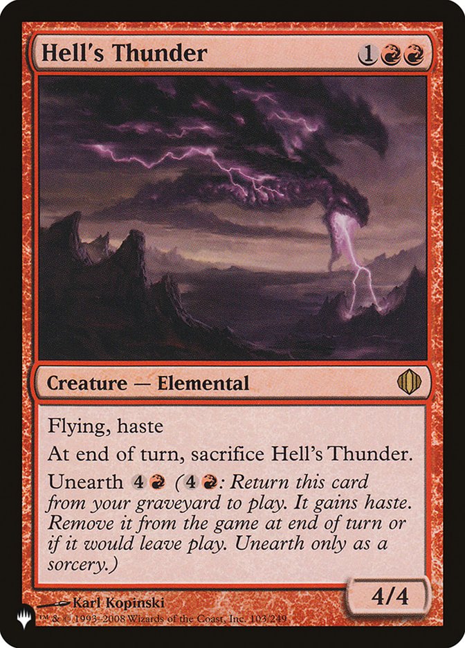 Hell's Thunder [The List] | I Want That Stuff Brandon