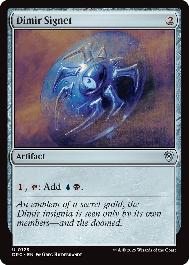 Dimir Signet [Aetherdrift Commander] | I Want That Stuff Brandon