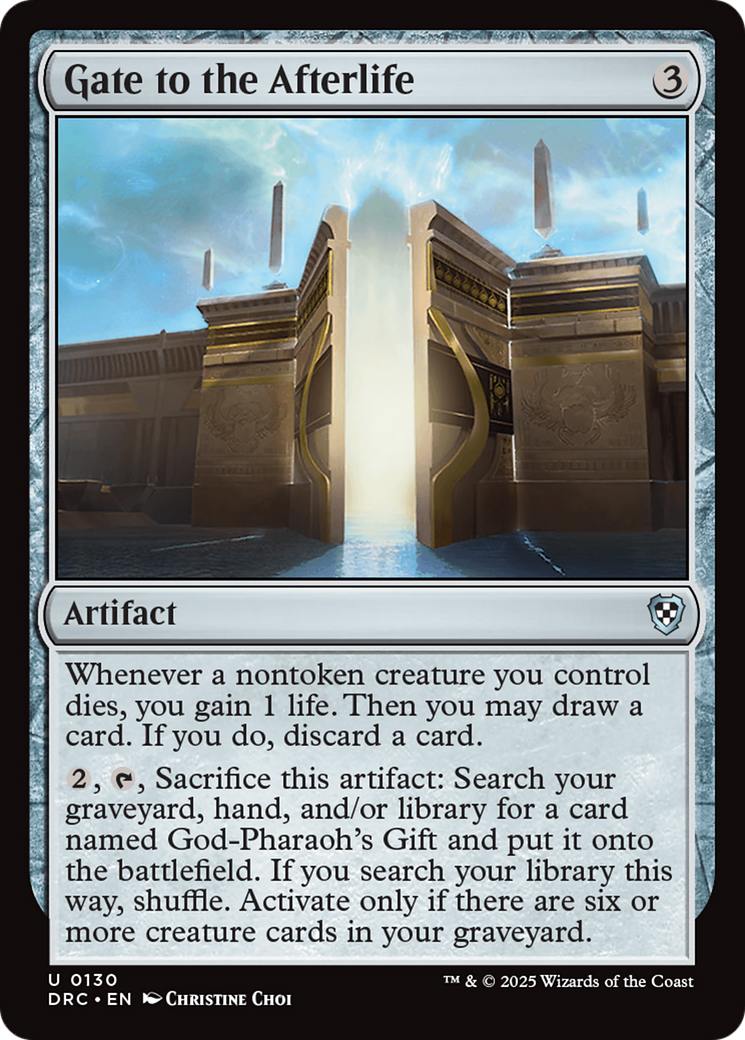 Gate to the Afterlife [Aetherdrift Commander] | I Want That Stuff Brandon