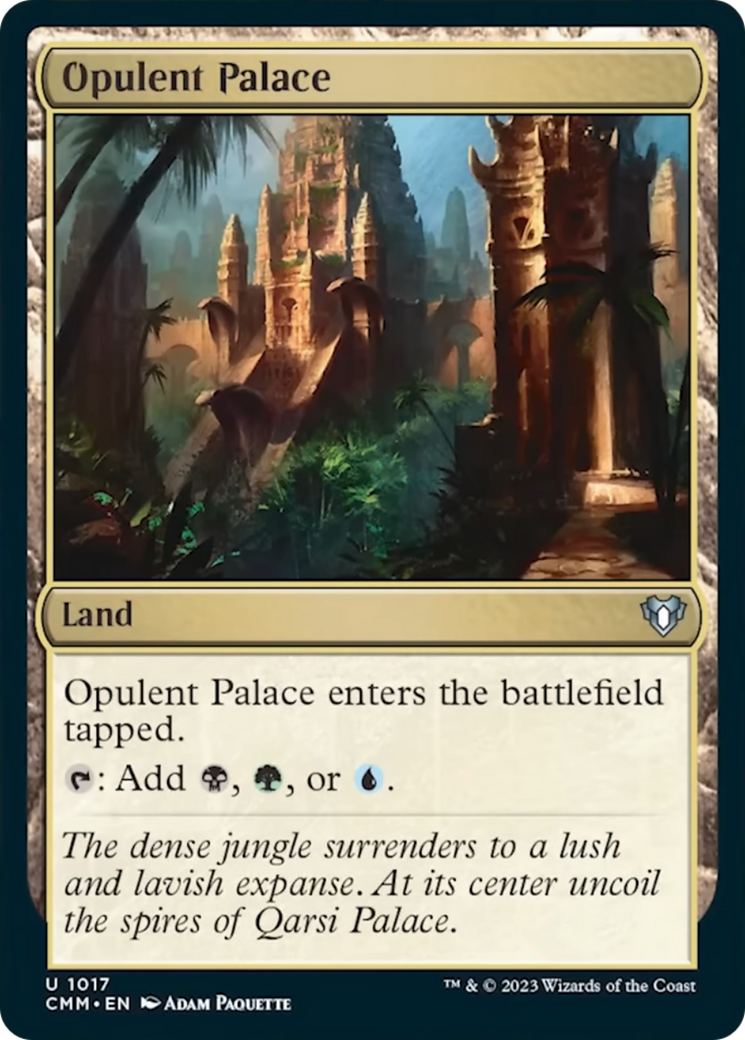 Opulent Palace [Commander Masters] | I Want That Stuff Brandon