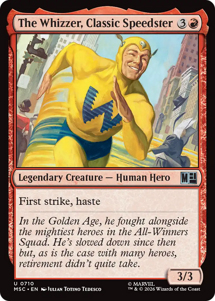 The Whizzer, Classic Speedster [Marvel Super Heroes Commander] | I Want That Stuff Brandon