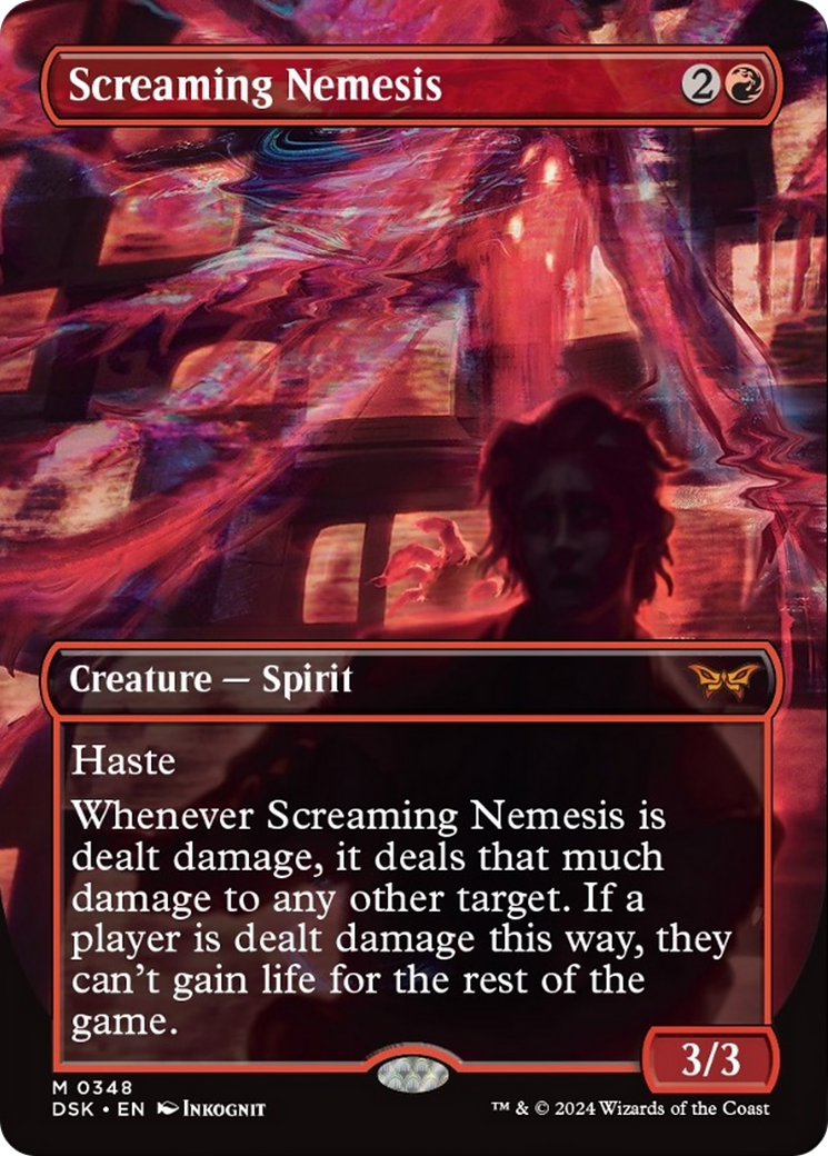 Screaming Nemesis (Borderless) [Duskmourn: House of Horror] | I Want That Stuff Brandon