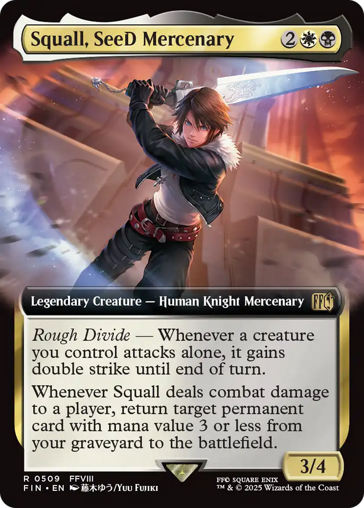 Squall, SeeD Mercenary (Extended Art) [FINAL FANTASY] | I Want That Stuff Brandon