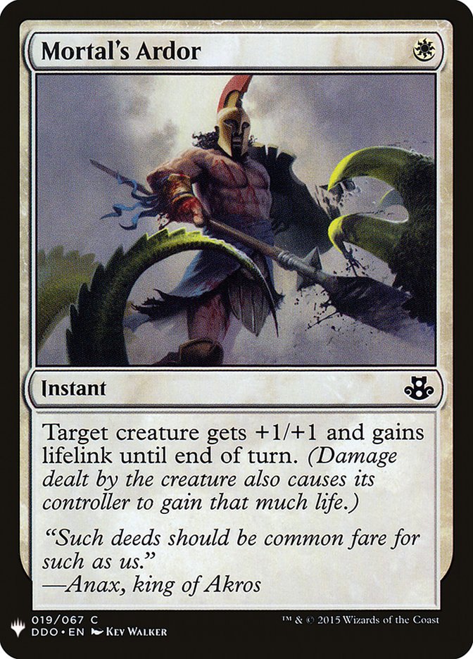 Mortal's Ardor [Mystery Booster] | I Want That Stuff Brandon