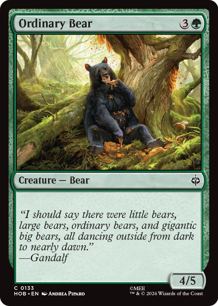 Ordinary Bear [The Hobbit] | I Want That Stuff Brandon