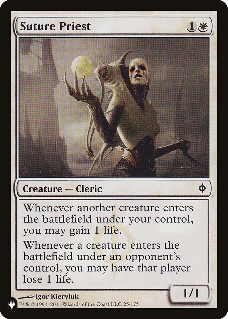 Suture Priest [The List Reprints] | I Want That Stuff Brandon