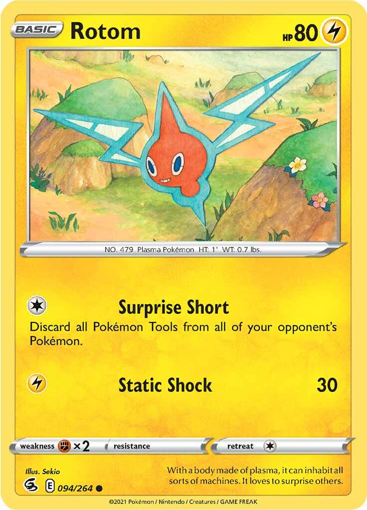 Rotom (094/264) [Sword & Shield: Fusion Strike] | I Want That Stuff Brandon