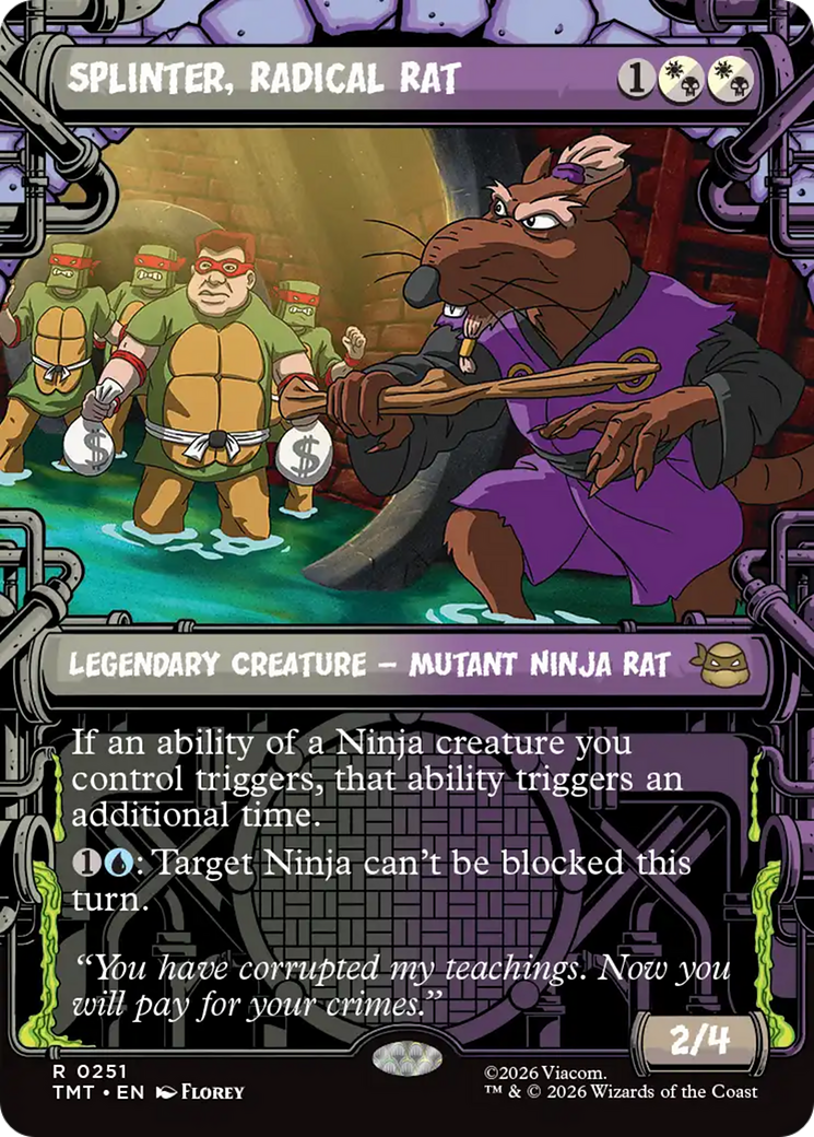 Splinter, Radical Rat (Showcase) [Teenage Mutant Ninja Turtles] | I Want That Stuff Brandon