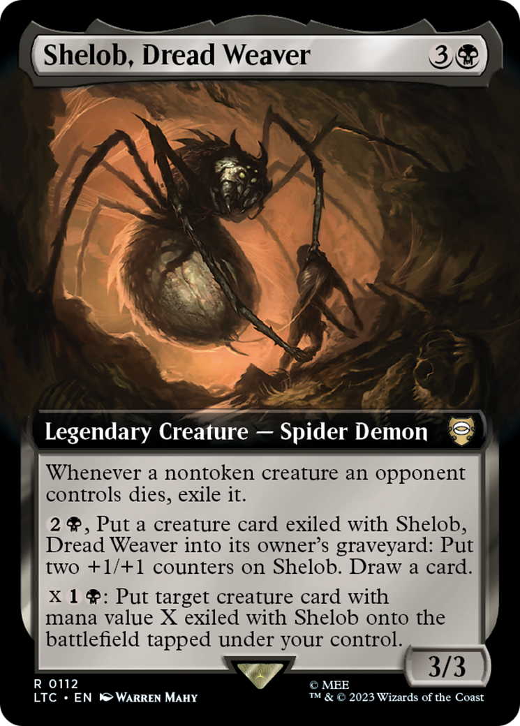 Shelob, Dread Weaver (Extended Art) [The Lord of the Rings: Tales of Middle-Earth Commander] | I Want That Stuff Brandon