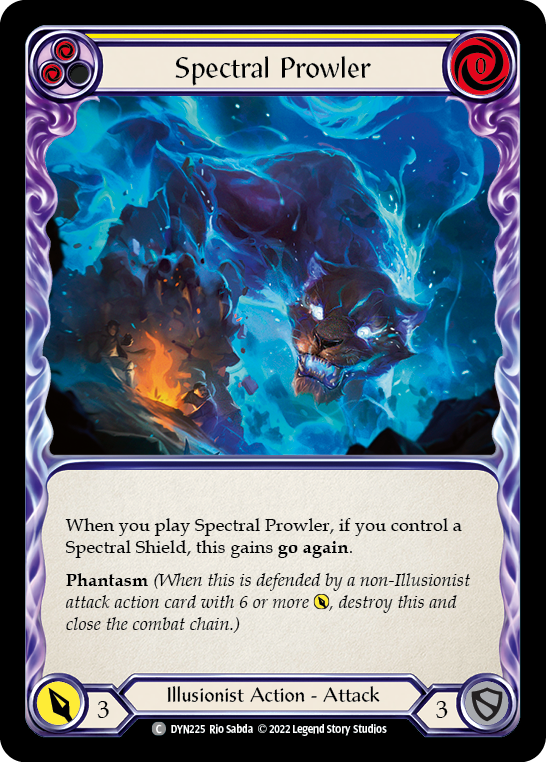 Spectral Prowler (Yellow) [DYN225] (Dynasty) | I Want That Stuff Brandon