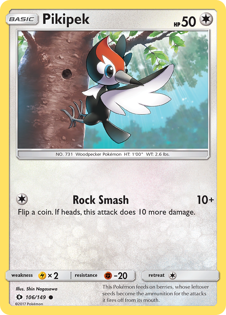 Pikipek (106/149) [Sun & Moon: Base Set] | I Want That Stuff Brandon