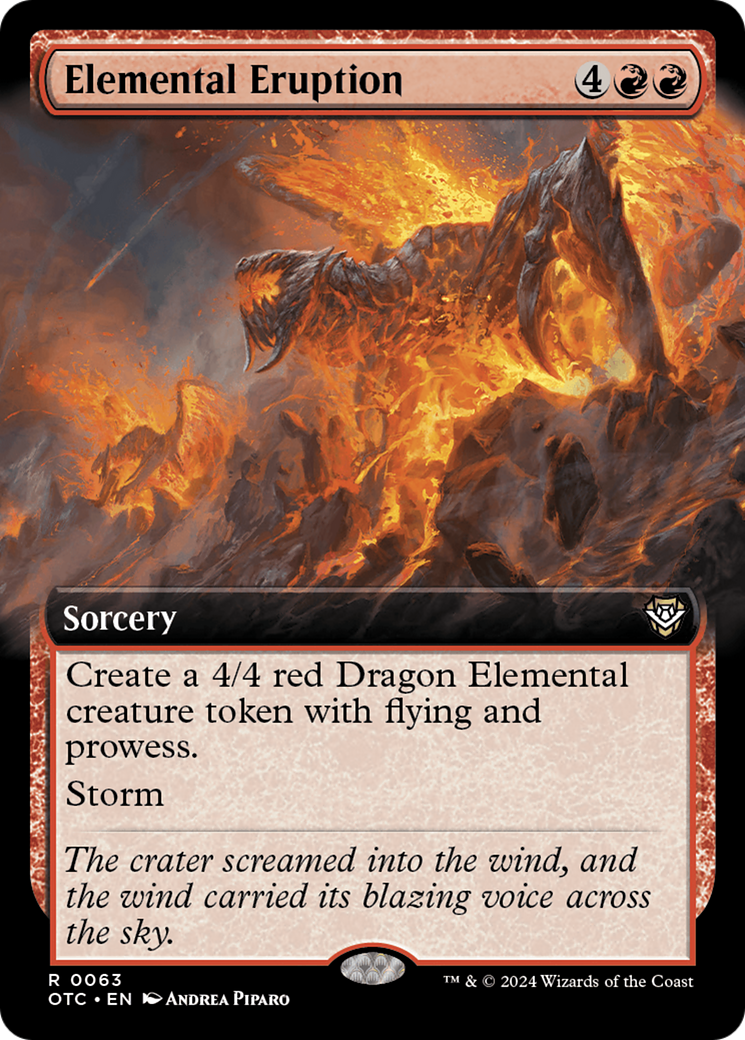 Elemental Eruption (Extended Art) [Outlaws of Thunder Junction Commander] | I Want That Stuff Brandon
