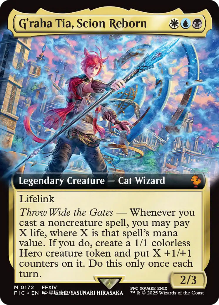 G'raha Tia, Scion Reborn (Extended Art) [FINAL FANTASY Commander] | I Want That Stuff Brandon