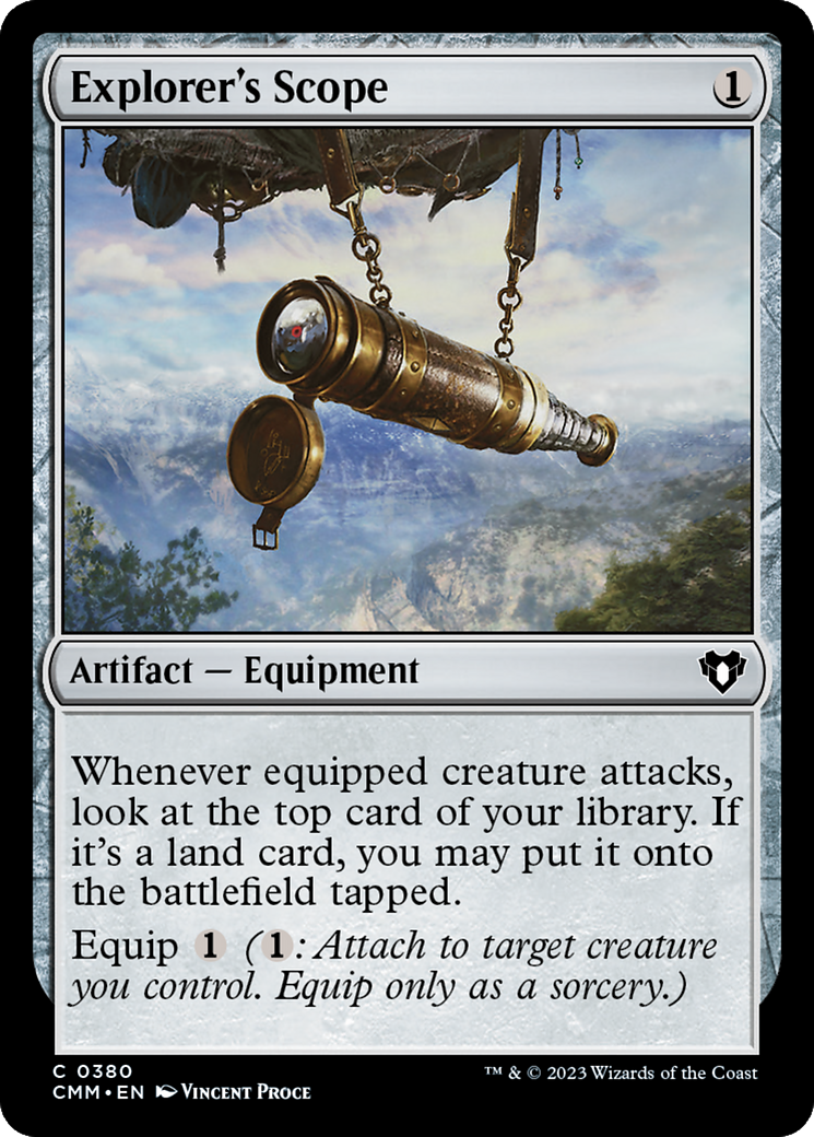 Explorer's Scope [Commander Masters] | I Want That Stuff Brandon