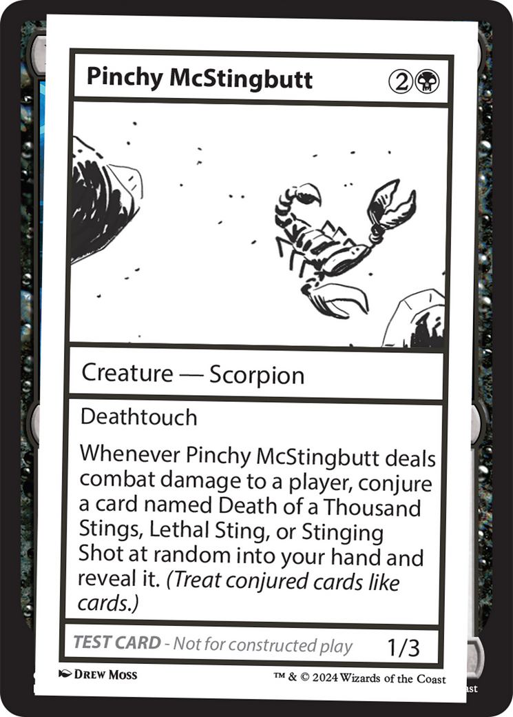 Pinchy McStingbutt [Mystery Booster 2 Playtest Cards] | I Want That Stuff Brandon