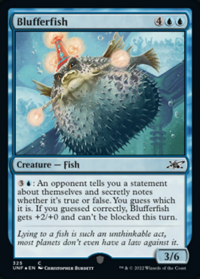 Blufferfish (Galaxy Foil) [Unfinity] | I Want That Stuff Brandon