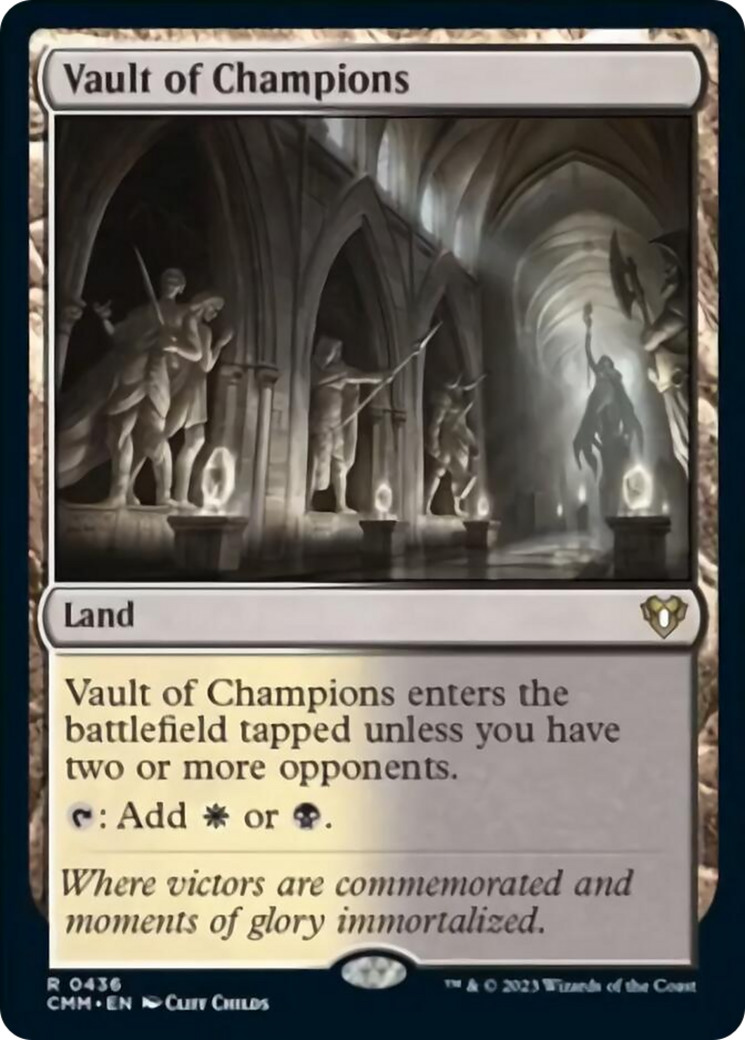 Vault of Champions [Commander Masters] | I Want That Stuff Brandon