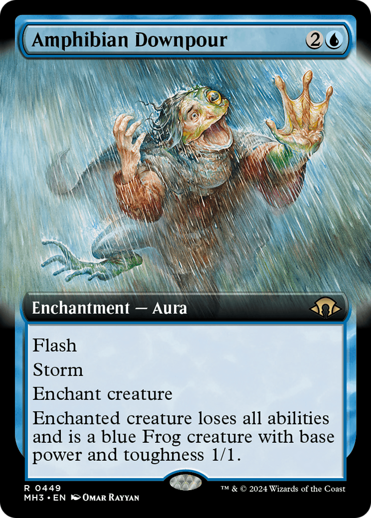 Amphibian Downpour (Extended Art) [Modern Horizons 3] | I Want That Stuff Brandon