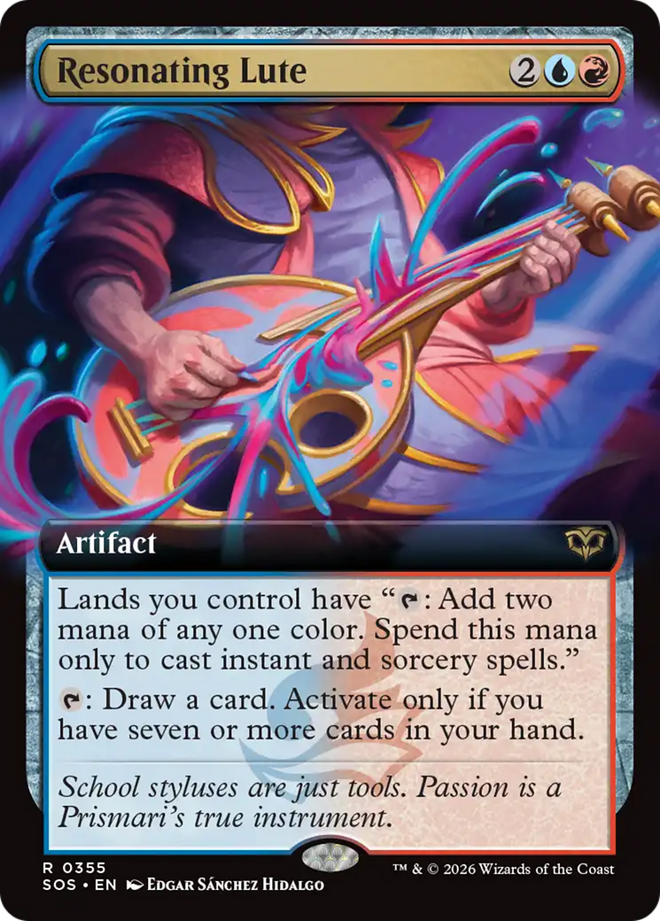 Resonating Lute (Extended Art) [Secrets of Strixhaven] | I Want That Stuff Brandon